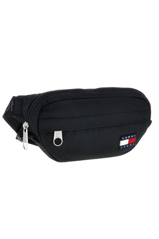 Schwarze Gürteltasche mit Tommy Jeans Logo 14280