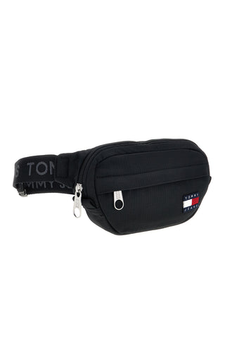 Schwarze Gürteltasche mit Tommy Jeans Logo 14280