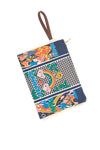 Pochette Mare multicolor con stampa pop in tessuto Basile BA23623