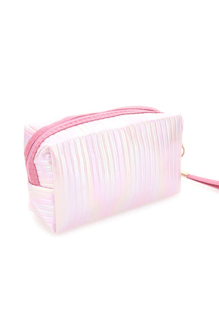 Beauty case rosa effetto iridescente JUICE PARIS 049