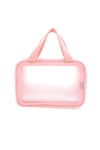 Beauty case rosa con finestra trasparente Juice Praga 099