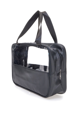 Coveri BERNA 099 Schwarzes Beauty-Set mit transparenten Einsätzen