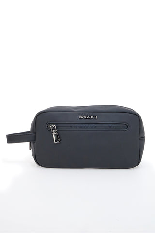 Beauty case nero con manico e zip frontale Biagiotti MOI LB25W-464/1/BUST