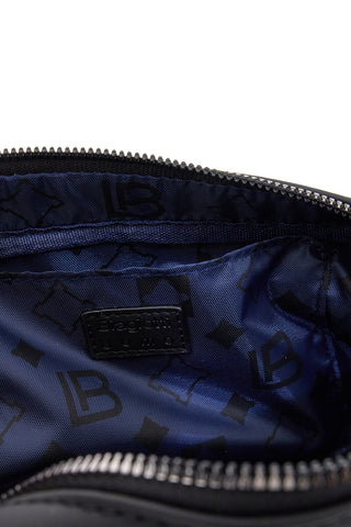 Beauty case nero con manico e zip frontale Biagiotti MOI LB25W-464/1/BUST