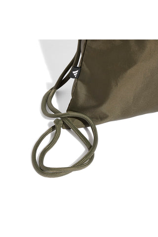 Sacca verde con logo frontale Adidas Linear Gymsack