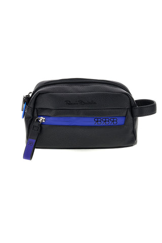 Beauty Case Nero con Dettaglio Blu Renato Balestra 62140/XS/SRBU6