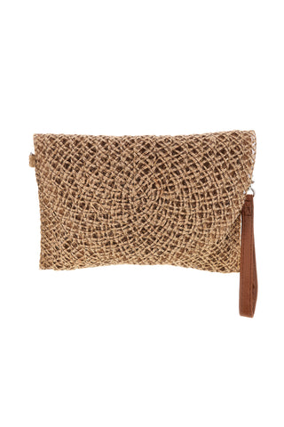 Pochette Beige Intrecciata con Tracolla Selun beach SUI 261002/C