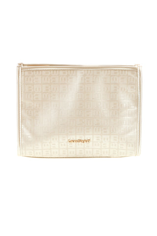 Pochette Oro con Monogramma in Rilievo e Chiusura a Zip Laura Biagiotti LB26S-284-1/G