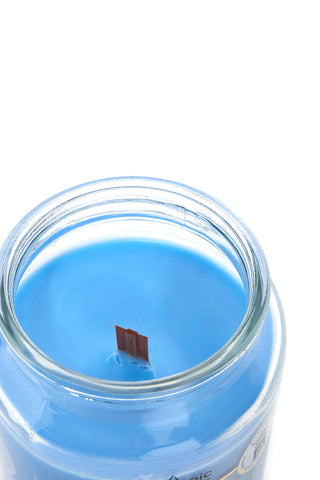 Magic Light Kerze Blauer Moschus und Talkum