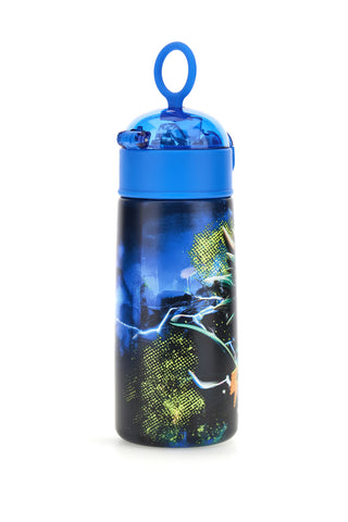 Blaue Thermosflasche mit Strohhalm von SJ Gang Drago
