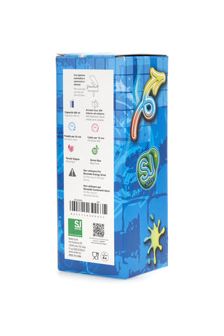 Blaue Thermosflasche mit Strohhalm von SJ Gang Drago