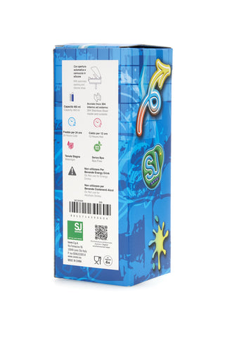 Schwarze Thermosflasche mit Strohhalm von SJ Gang Leone