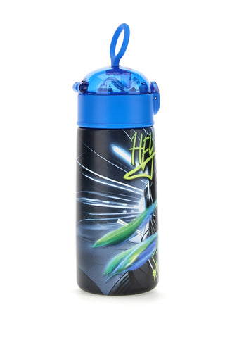 Schwarze Thermosflasche mit Strohhalm von SJ Gang Leone