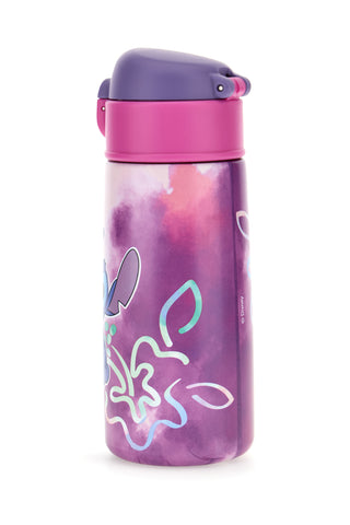 Rosa Thermosflasche mit Strohhalm – Disney Stitch