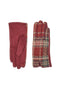 Bordeaux-Tartan-Handschuhe Gianmarco Venturi 62960