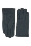 Schwarze Handschuhe mit Fell Gianmarco Venturi 33006