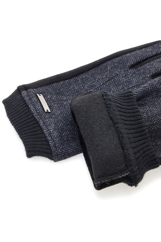 Schwarze Handschuhe mit Manschetten Gianmarco Venturi 33026