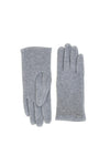 Graue Handschuhe mit Strasssteinen von Gianmarco Venturi CLASS 62682