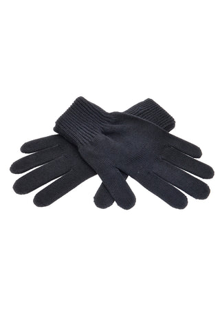 Guanti neri in maglia 100% cotone Tommy Jeans Heritage Gloves
