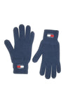 Guanti blu in maglia 100% cotone Tommy Jeans Heritage Gloves