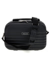 Beauty case nero rigido con tracolla Prima riga Pr194