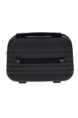 Beauty case nero rigido con tracolla Prima riga Pr194