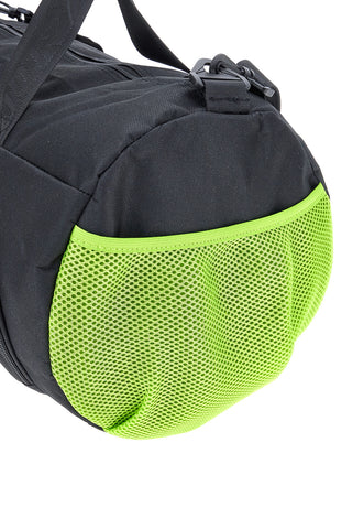 Borsone nero con inserti verdi Lotto LTT427