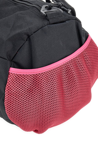 Borsone nero con inserti rosa Lotto LTT427