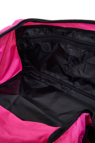 Fuchsia Stoff Seesack mit Griffen und Schulterriemen Kopf HDF011-410