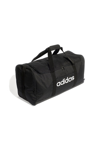 Borsone nero capiente con tracolla regolabile Adidas LINEAR DUFFEL L