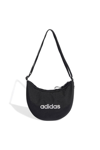 Borsa nera a spalla con logo Adidas W L ESS POUCH