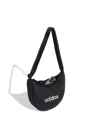 Borsa nera a spalla con logo Adidas W L ESS POUCH