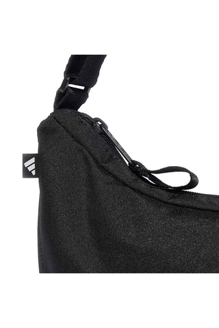 Borsa nera a spalla con logo Adidas W L ESS POUCH