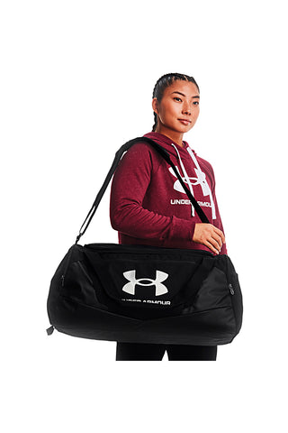 Schwarzer wasserabweisender Seesack mit belüftetem Fach Under armour Undeniable 5.0 Medium