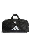 Borsone Nero con Logo a Tre Strisce Adidas JZ606