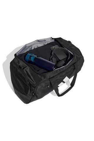 Borsone nero con tasche zip Adidas TRA DEE DUE M