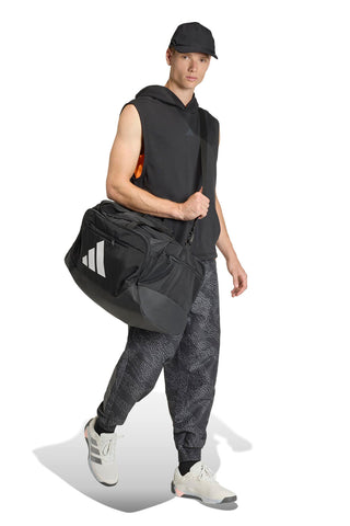 Borsone nero con tasche zip Adidas TRA DEE DUE M