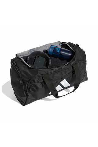 Borsone nero con tasche zip Adidas TRA DEE DUE M