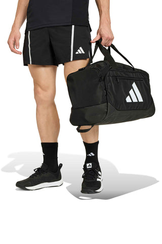 Borsone nero con tasche zip Adidas TRA DEE DUE M