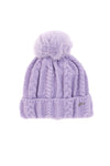 Berretto con Pom Pon Viola GianMarco Venturi 62951