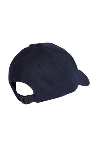 Blaue Kappe mit gebogenem Schirm Adidas Baseball 3S Cap