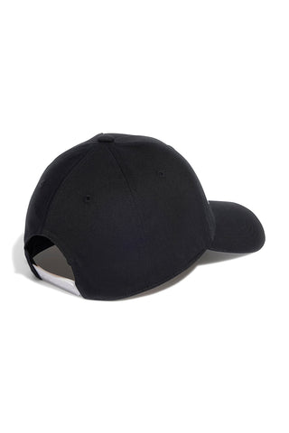 Kappe mit schwarzem Schirm und weißem ADIDAS DAILY CAP-Logo