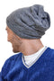 Graue Nackenwärmermütze für Herren Gianmarco Venturi 61063