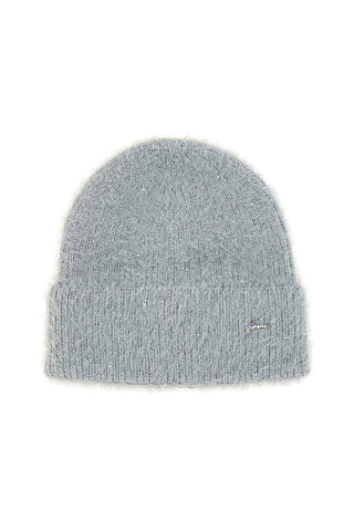 Berretto Grigio Con Filo Argentato Gianmarco Venturi 61050