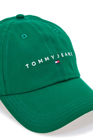 TOMMY JEANS LOGO CAP Verstellbare Kappe Grün