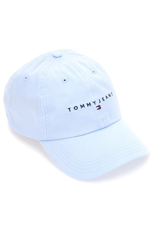 Cappellino Regolabile TOMMY JEANS LOGO CAP Azzurro