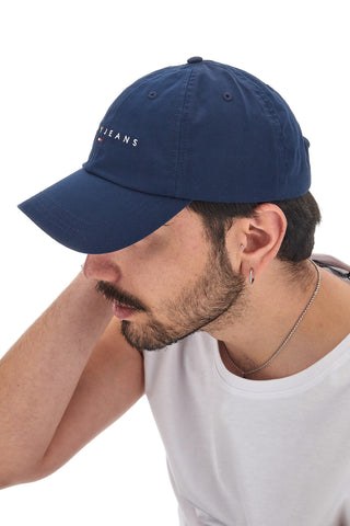 TOMMY JEANS LOGO CAP Verstellbare Kappe Blau
