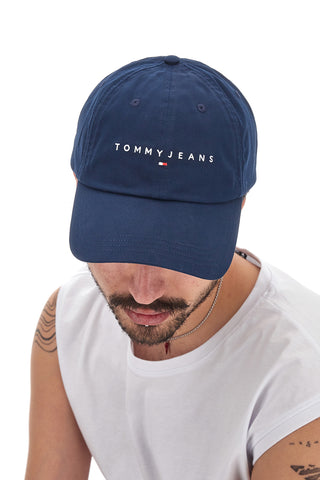 TOMMY JEANS LOGO CAP Verstellbare Kappe Blau