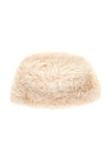 Beigefarbene Mütze aus Fellimitat Gianmarco Venturi CLASS 63219