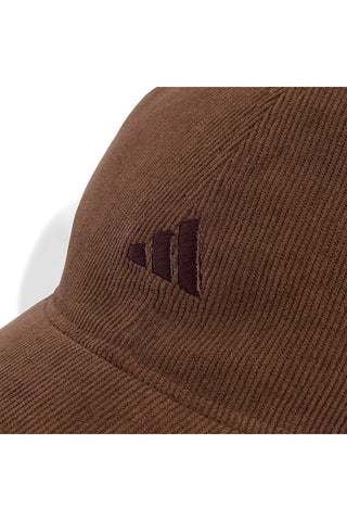 Cappello marrone in velluto a coste Adidas CORDUROY CAP